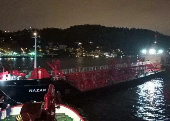 İstanbul Boğazı’nda tanker arızası